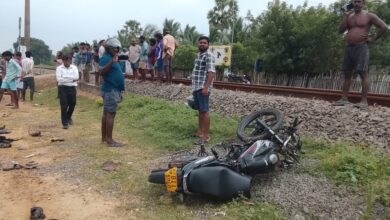 இத்தாவிலில் ரயிலுடன் மோதுண்டு குடும்பஸ்தர் பலி!