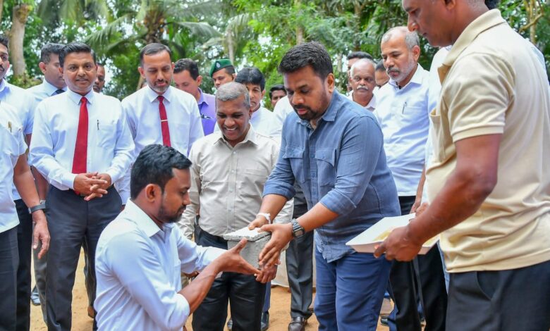 அனர்த்தத்தால் வீடுகளை இழந்தவர்களுக்கு புதிய வீடுகளை அமைக்கும் பணிகள் ஜனாதிபதி தலைமையில் இன்று ஆரம்பம்!