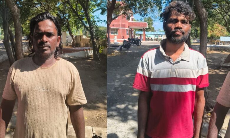 யாழ்ப்பாணத்தில் இருந்து தொழிலுக்கு சென்ற இரு கடற்தொழிலாளர்கள் இந்தியாவில் கைது !