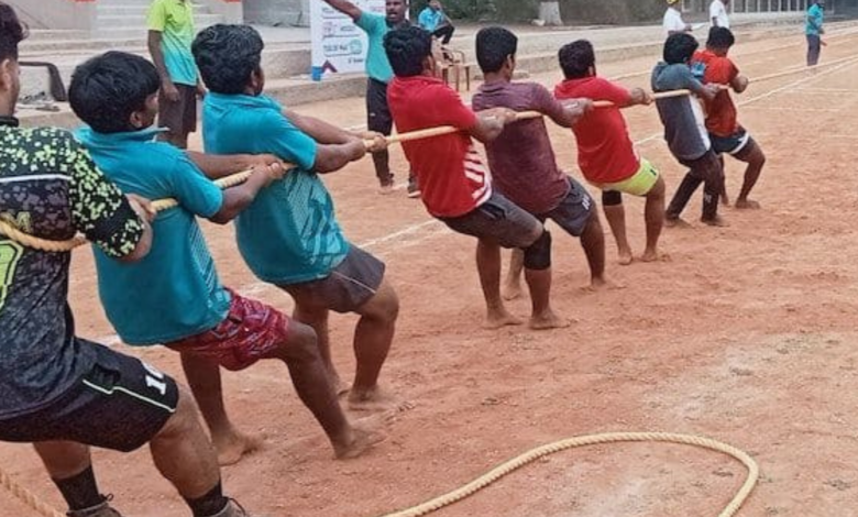 வடக்கு மாகாண கயிறு இழுத்தல் போட்டியில் யாழ் அணி வெற்றி!