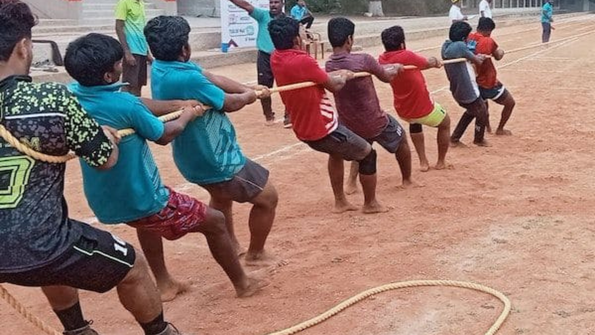 வடக்கு மாகாண கயிறு இழுத்தல் போட்டியில் யாழ் அணி வெற்றி!