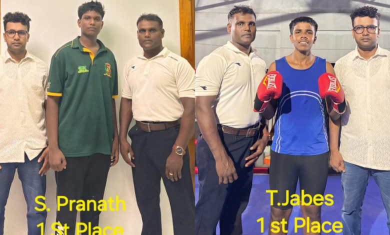 மாகாண மட்ட குத்துச் சண்டைப் போட்டியில் சென் பற்றிக்ஸ் கல்லூரிக்கு மூன்று தங்கமும், ஒரு வெள்ளியும்!