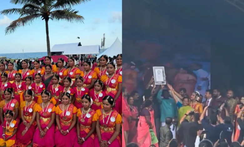 காலி முகத்திடலில் ஐயாயிரம் கலைஞர்கள் பரதநாட்டியமாடி கின்னஸ் சாதனை!
