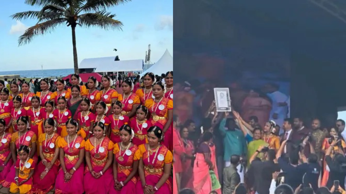 காலி முகத்திடலில் ஐயாயிரம் கலைஞர்கள் பரதநாட்டியமாடி கின்னஸ் சாதனை!