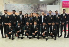 தெற்காசிய எறிபந்து போட்டியில் விளையாடும் வடக்கின் வீரர்கள்!