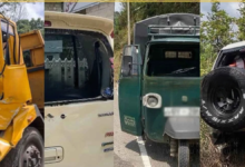 நுவரெலியா பதுளை பிரதான வீதியில் விபத்து: 4 வாகனங்கள் சேதம்!