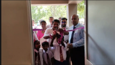 நெடுந்தீவில் பாடசாலை வகுப்பறைக் கட்டடத்தை நிறந்து வைத்த அமைச்சர் சந்திரசேகர்!