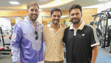 தோனியுடன் தீவிர பயிற்சியில் ரிஷப் பண்ட்!